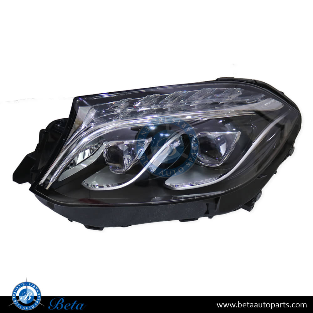 Left Side Headlamp Adaptive LED for Mercedes GLS-Class X166 2016-2019 models, Part Number 1669065703 Left Side Headlamp Adaptive LED for Mercedes GLS-Class X166 2016-2019 models, Part Number 1669065703